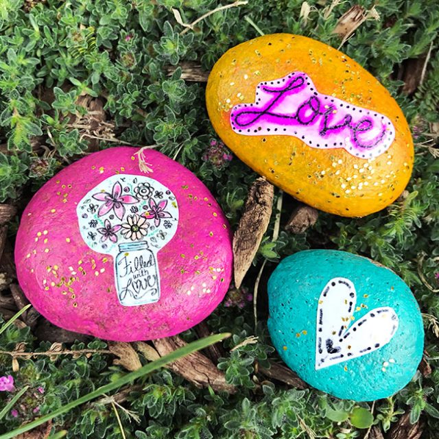 Decoupaging Stones 25 Fun & Unique Decoupage Ideas | The Country Chic Cottage