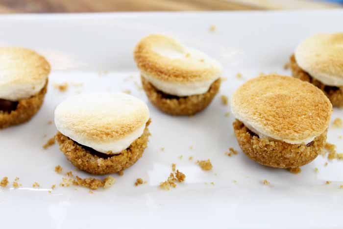 s'mores on a plate