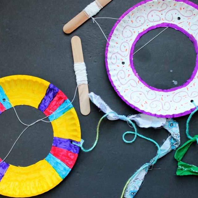 How to Make a Paper Plate Kite for Kids The Country Chic Cottage
