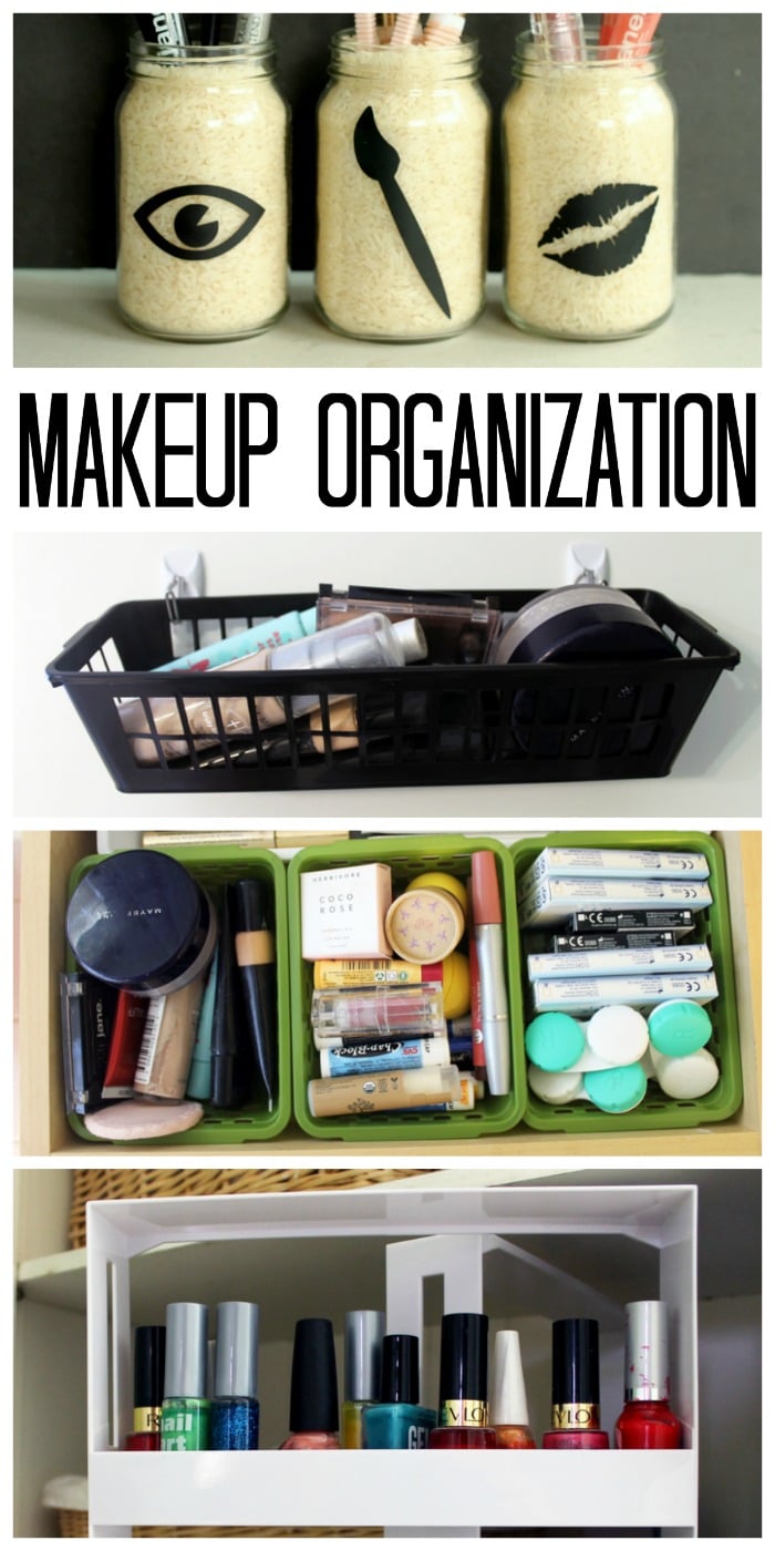 Makeup Organization: Four ways to keep makeup tidy!