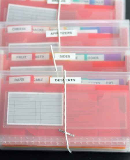 Recipe organizer - how to cut the clutter and organize your recipes!