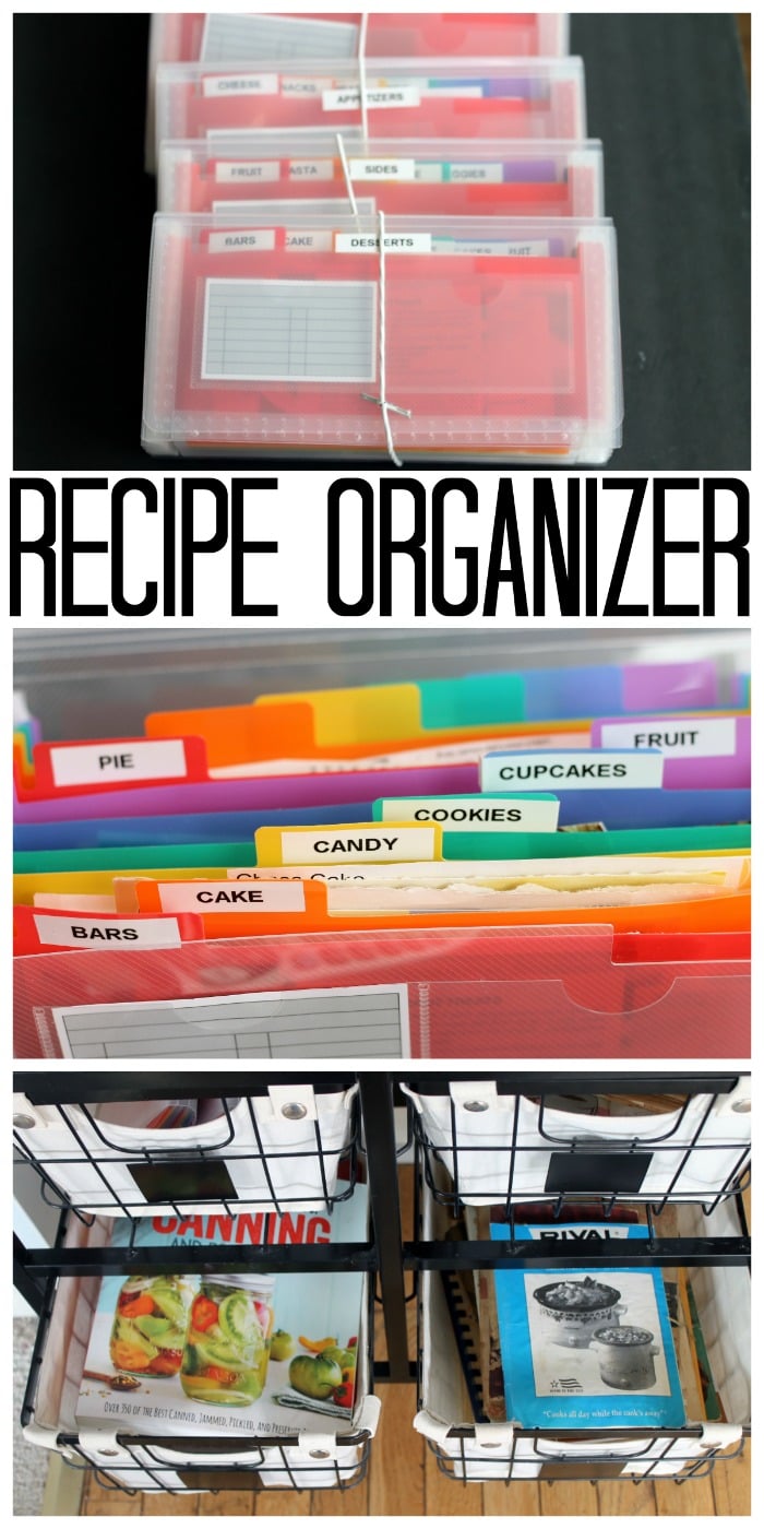 Recipe organizer - how to cut the clutter and organize your recipes!