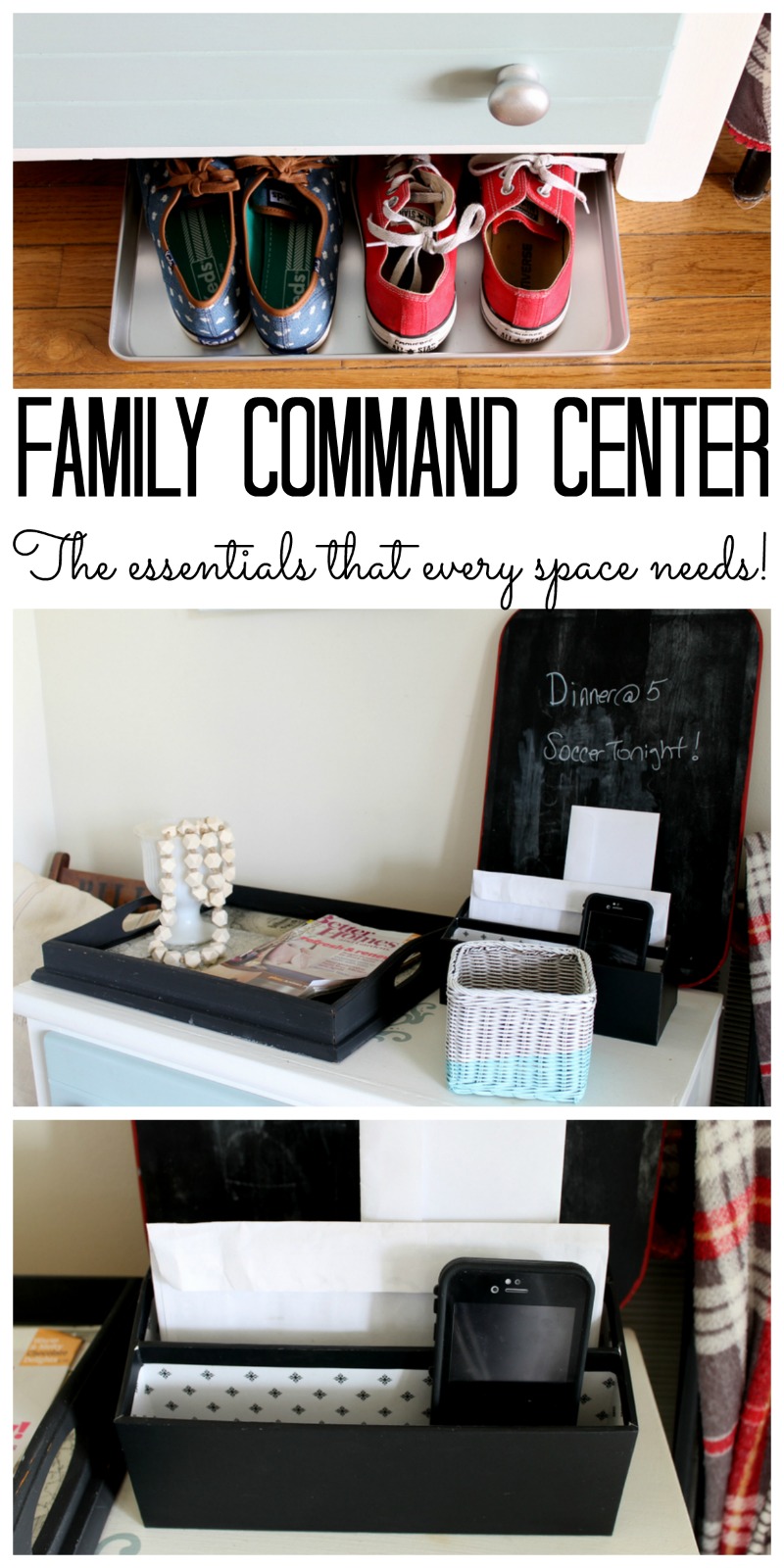 Family command center: Find out what your space needs and how to get organized!