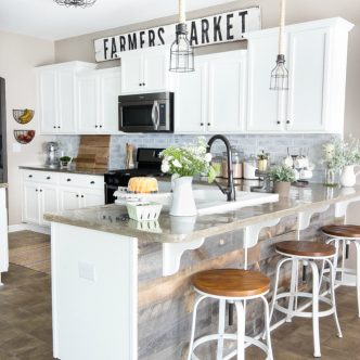 You will love these farmhouse kitchen ideas! Use them to inspire your own Fixer Upper style home!