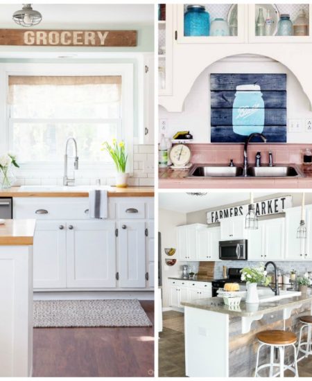 You will love these farmhouse kitchen ideas! Use them to inspire your own Fixer Upper style home!