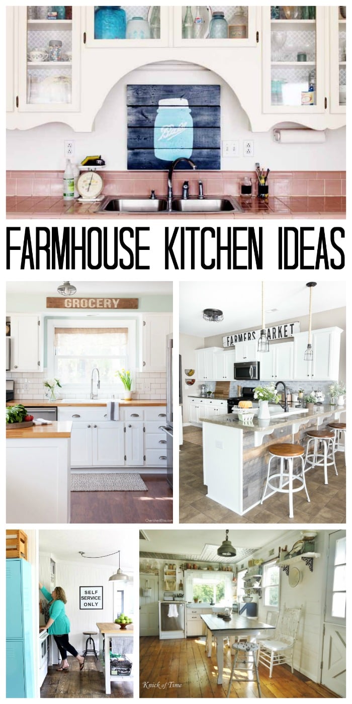 You will love these farmhouse kitchen ideas! Use them to inspire your own Fixer Upper style home!