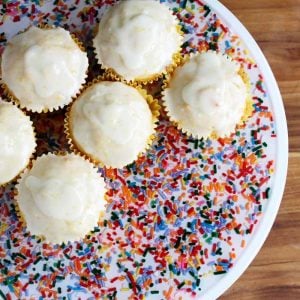 Make these lemonade cupcakes! The best recipe ever!