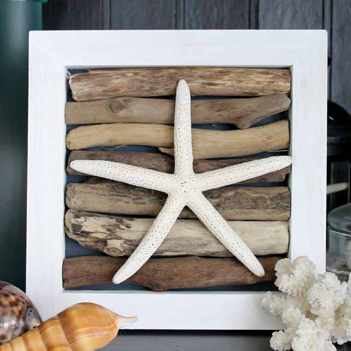 Starfish Craft: Easy Beach Wall Art - Angie Holden The Country Chic Cottage