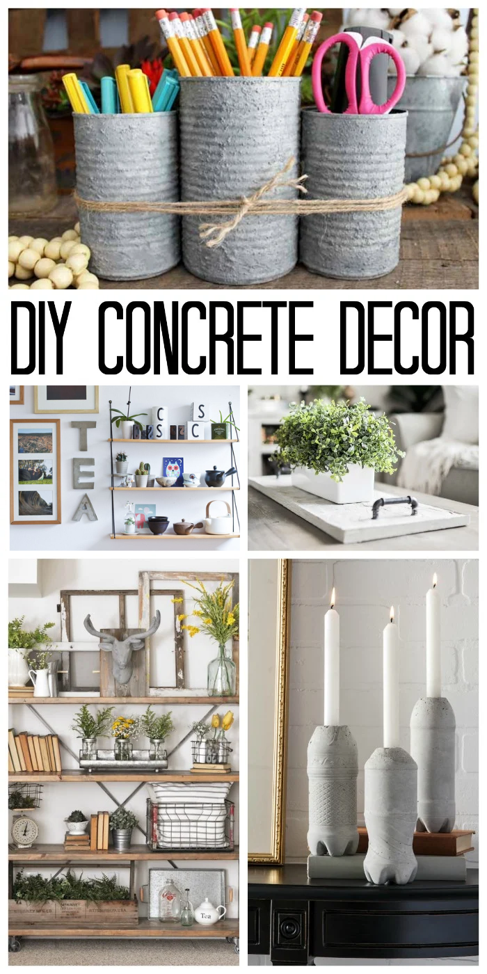 DIY Concrete Decor