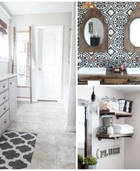 These rustic bathroom ideas will inspired your own home decor remodel!