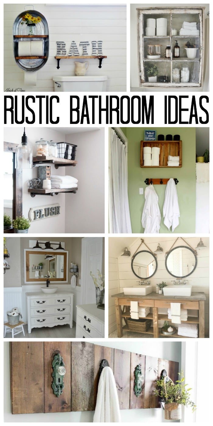  Rustic  Bathroom  Ideas  for Your Home The Country Chic Cottage