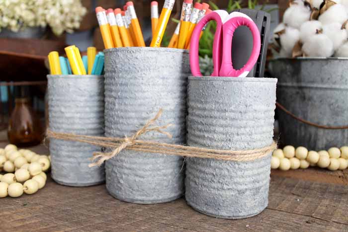 DIY Desk Organizer For School Supplies - Major Hoff Takes A Wife