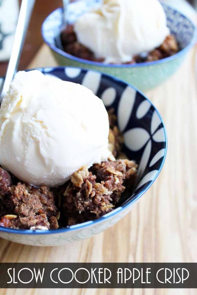 The Best Slow Cooker Apple Crisp Recipe The Country Chic Cottage