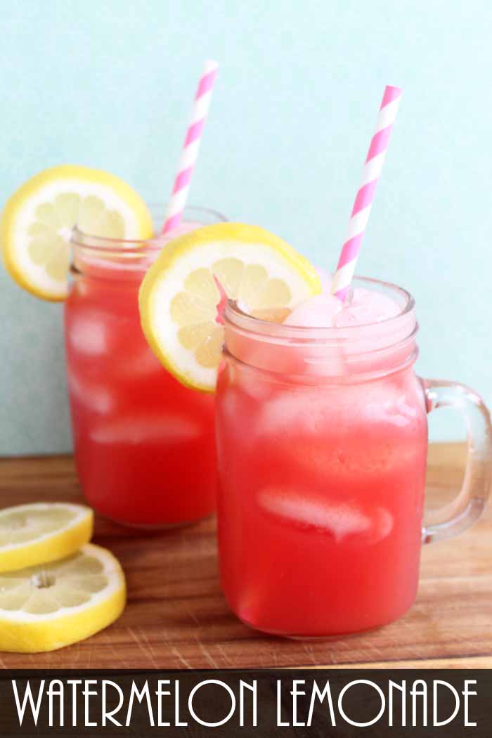 Make a glass of watermelon lemonade this summer! An easy recipe that you will love!