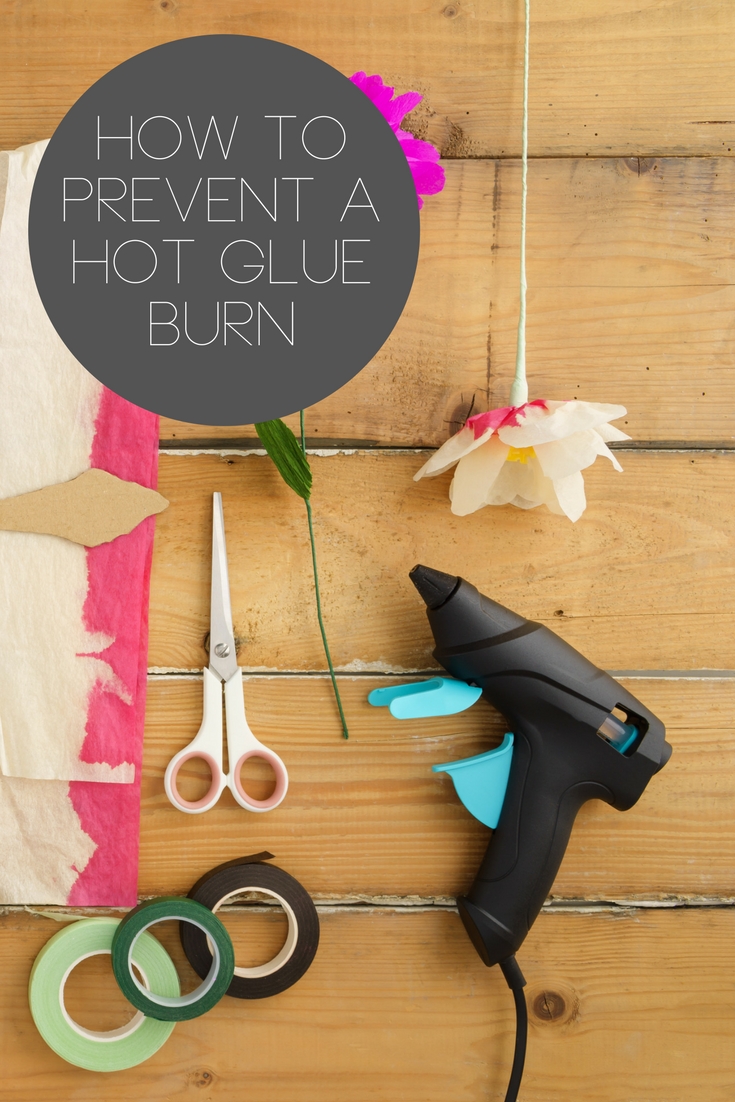 Learn how to prevent a hot glue gun burn with tools you may never have heard of!