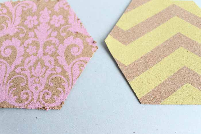 The Cricut Maker made a much cleaner cut on cork material than the Explore