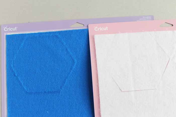 Comparing the Cricut Maker vs Explore and how each machine cuts felt fabric