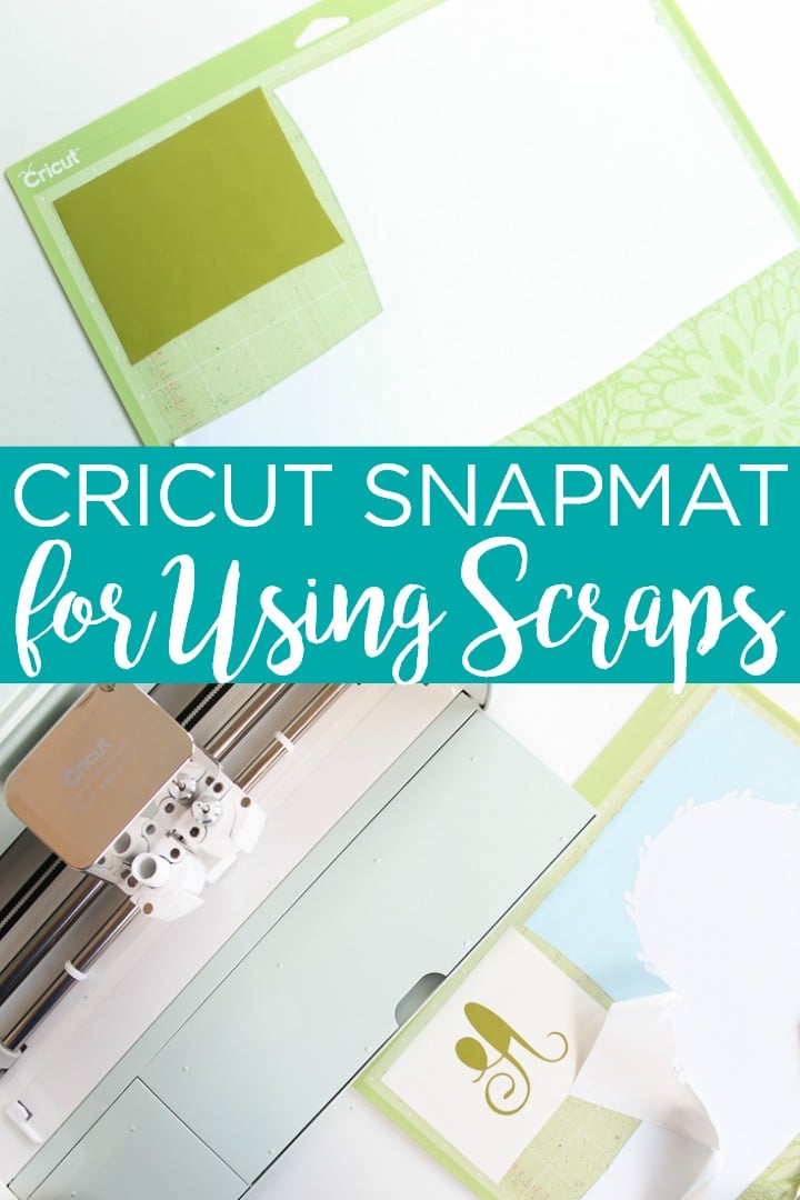 Learn how to use Cricut SnapMat and how it makes cutting vinyl scraps so much easier!