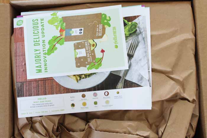 leaflets from meal delivery companies