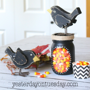 Cute Crow Mason Jar Gift by Yesterday on Tuesday