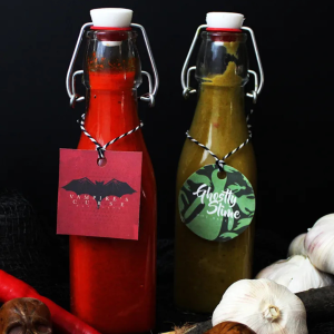 Halloween Hot Sauce Recipes Free Printable Tags by The Cottage Market