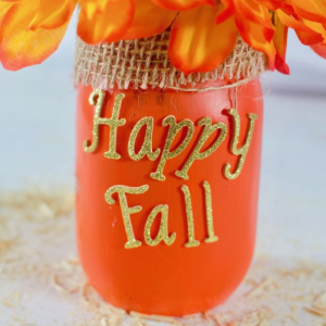 Happy Fall Mason Jar by Yesterday on Tuesday