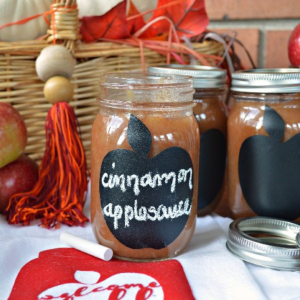 Instant Pot Cinnamon Applesauce by Mad in Crafts