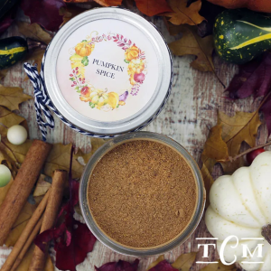 Pumpkin Spice Recipe with Free Printable Labels by The Cottage Market