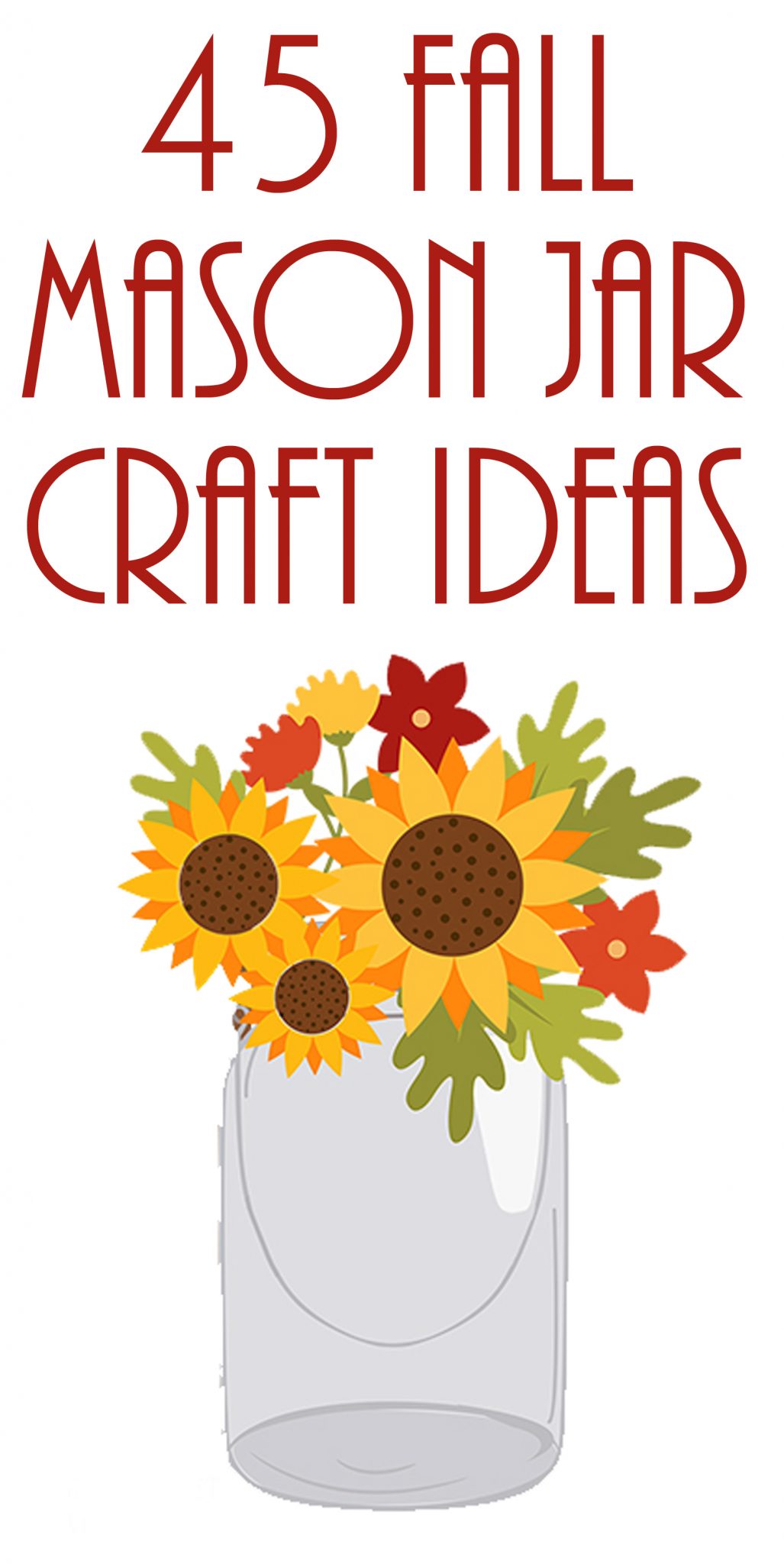 mason jar craft ideas graphic