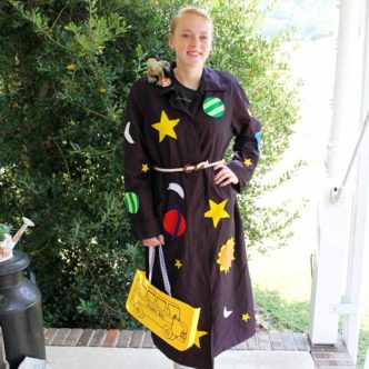 Make this Miss Frizzle costume for Halloween or a school dress up day!