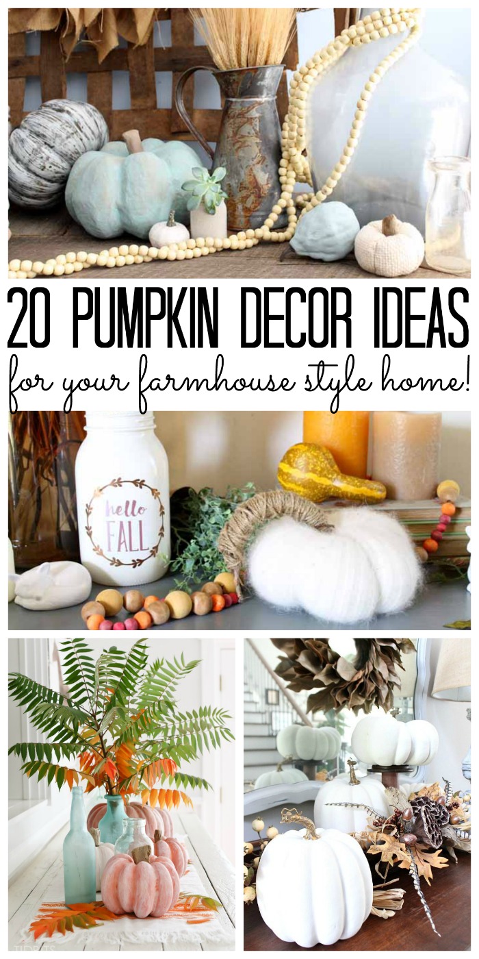 Pumpkin Decor: Farmhouse Style Options - Angie Holden The Country Chic ...