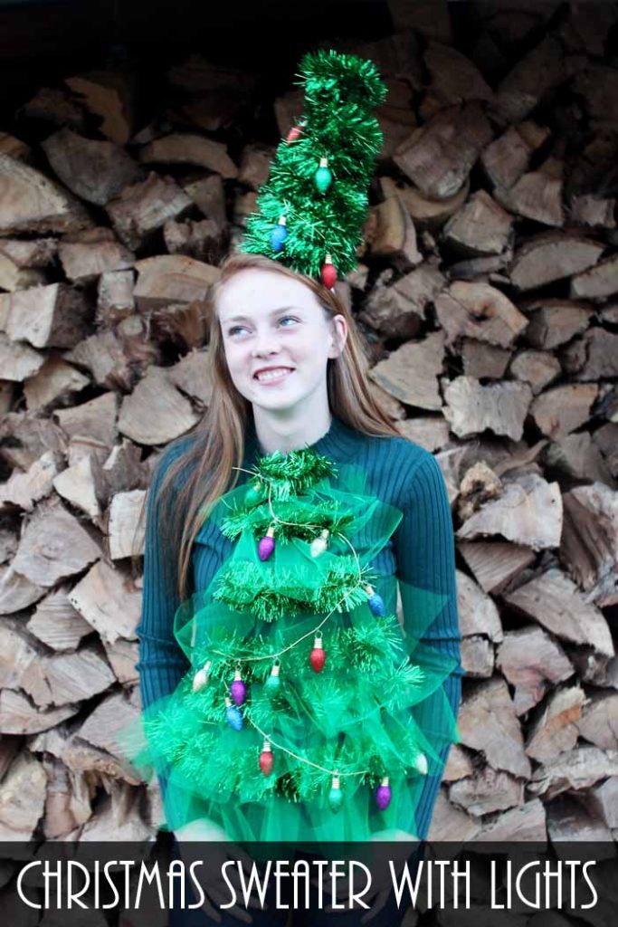 Christmas Sweater With Lights Make It For Your Party!
