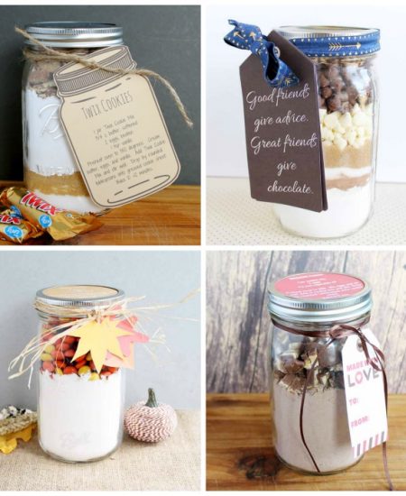 Cookie Mix in a Jar: 20 gift in a jar ideas for any occasion!