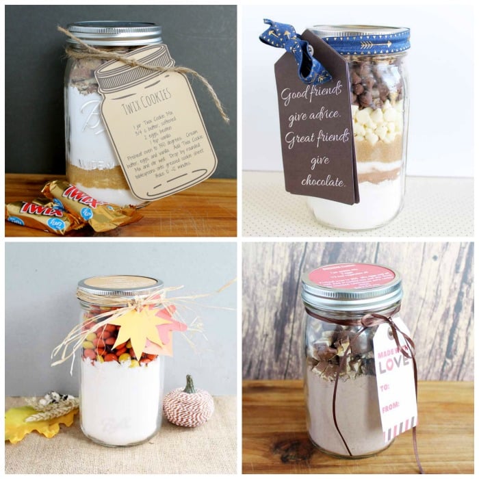 Cookie Mix in a Jar: 20 gift in a jar ideas for any occasion!