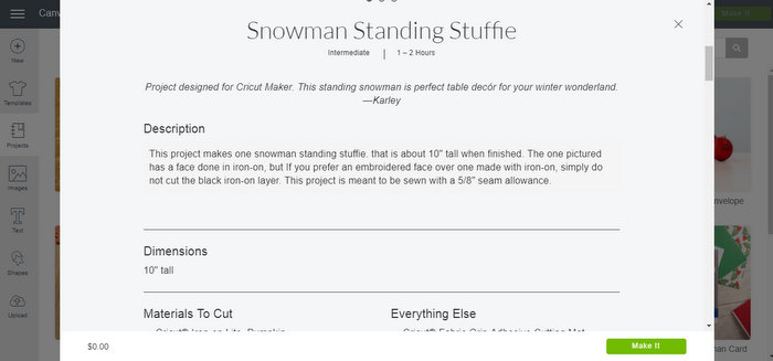 make a snowman standing stuff printed instructions