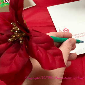 Easy DIY Poinsettia Pen Bouquet by Ann Makes