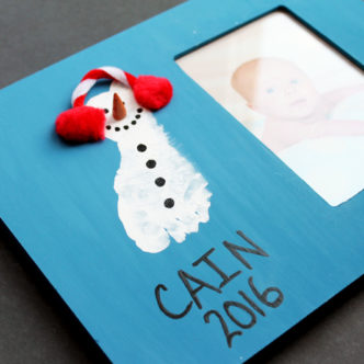 photo frame with a baby's picture inside