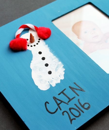 photo frame with a baby's picture inside