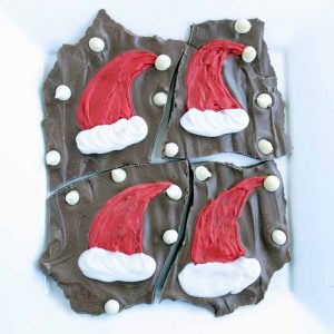 santa christmas bark