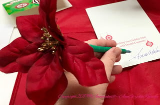 poinsettia pen