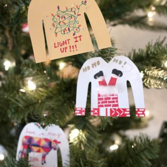 ugly sweater christmas ornaments