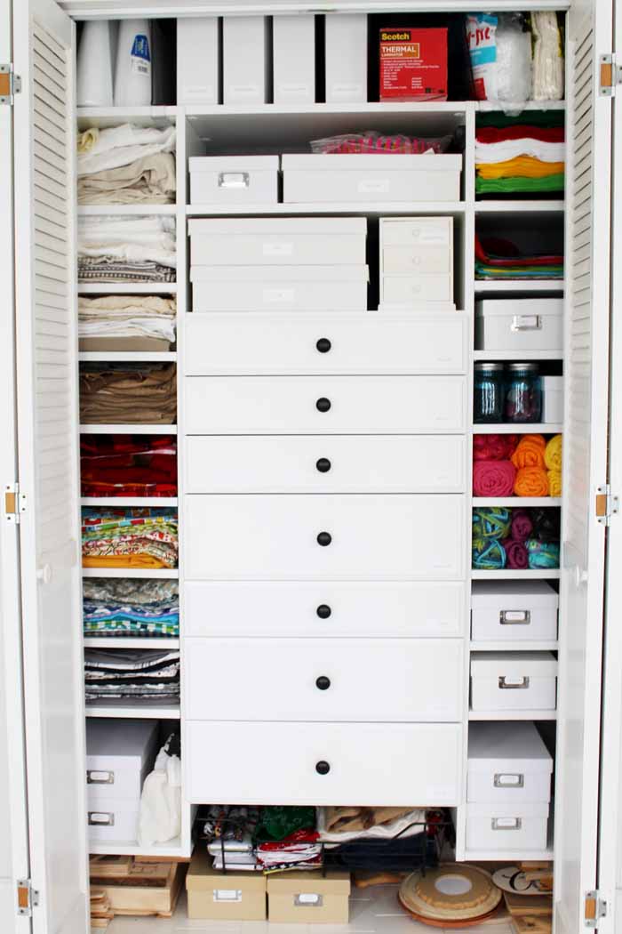 My Craft Closet: Organization Tips and Ideas Part 2 (small home/ BIG IDEAS)  – Simplicity in the South