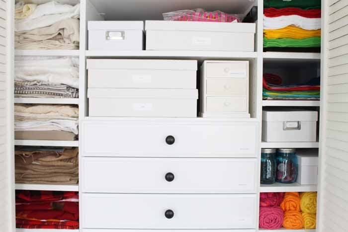 Vikalpah: How I organized my craft supplies in a shared closet