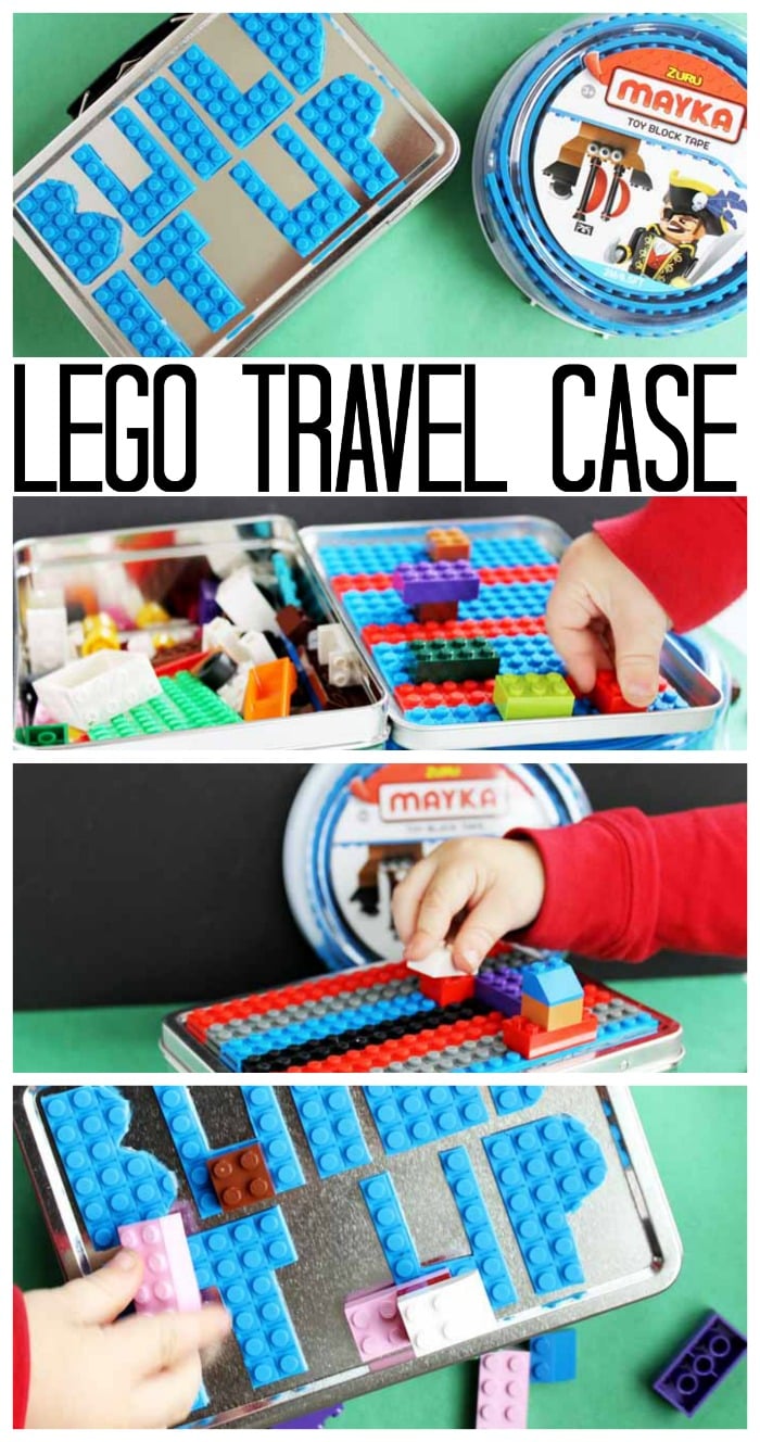 Collage for travel Lego case