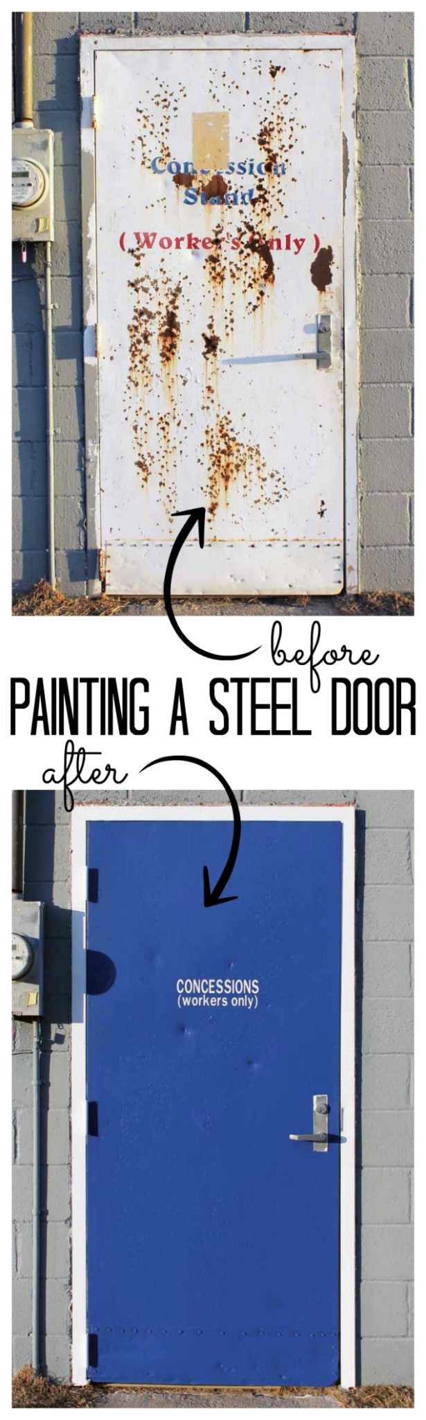 paint a steel door