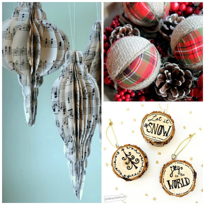 Country Christmas Ornaments 20 DIY Ideas for You Angie Holden The