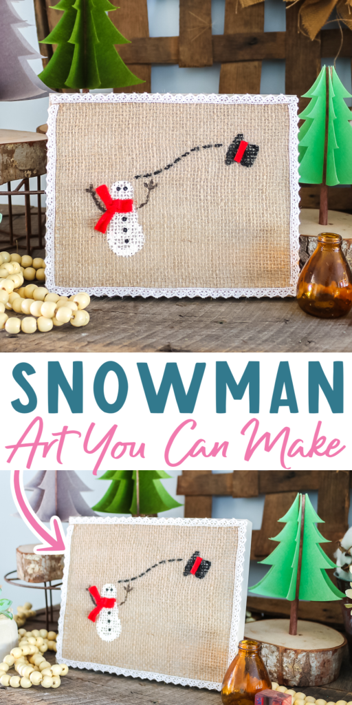 step by step snowman painting