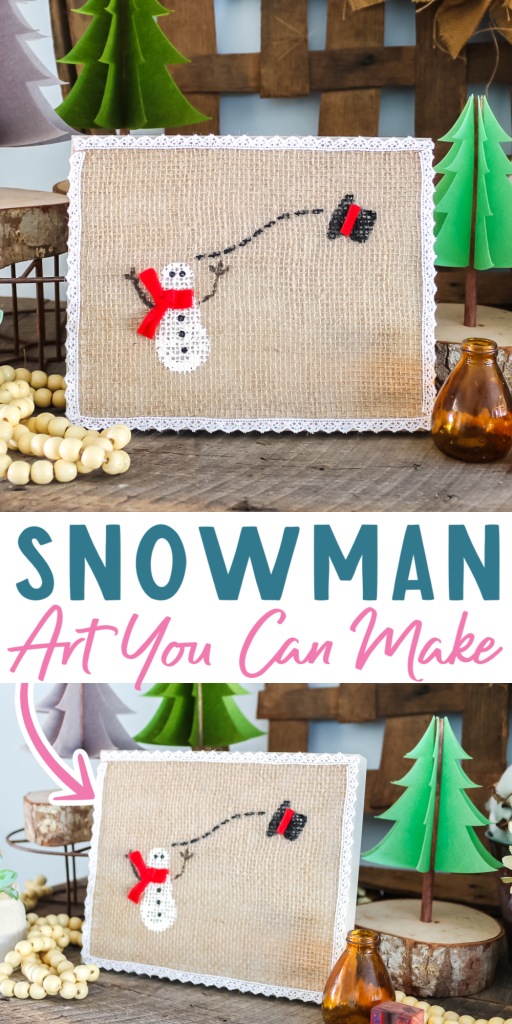 easy snowman painting for beginners