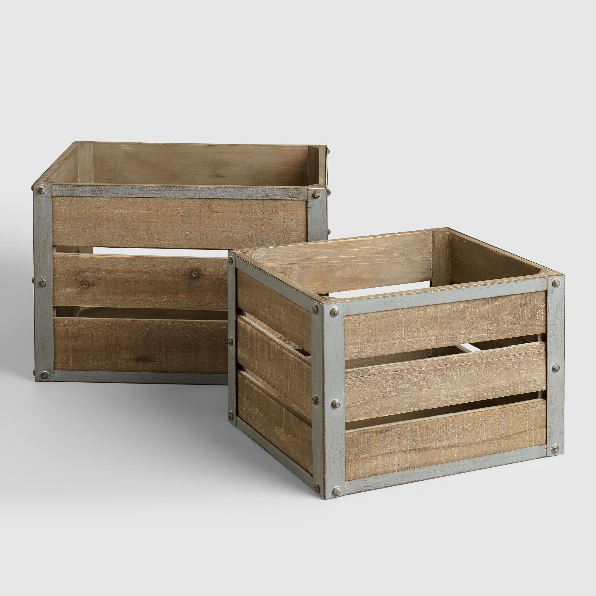 wood crates