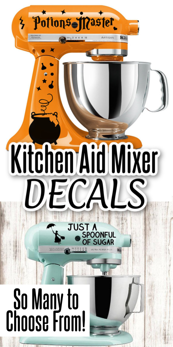 KitchenAid Mixer Decals Decorate Your Stand Mixer! Angie Holden The